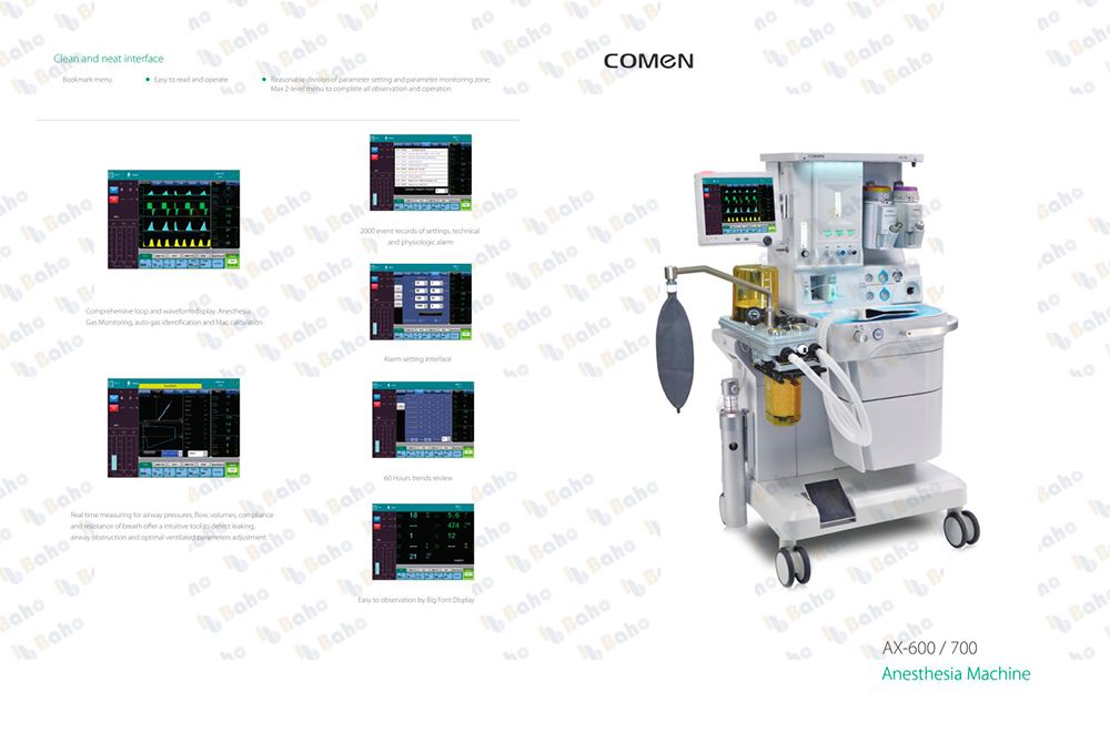 COMEN AX-600 Anesthesia Machine 3