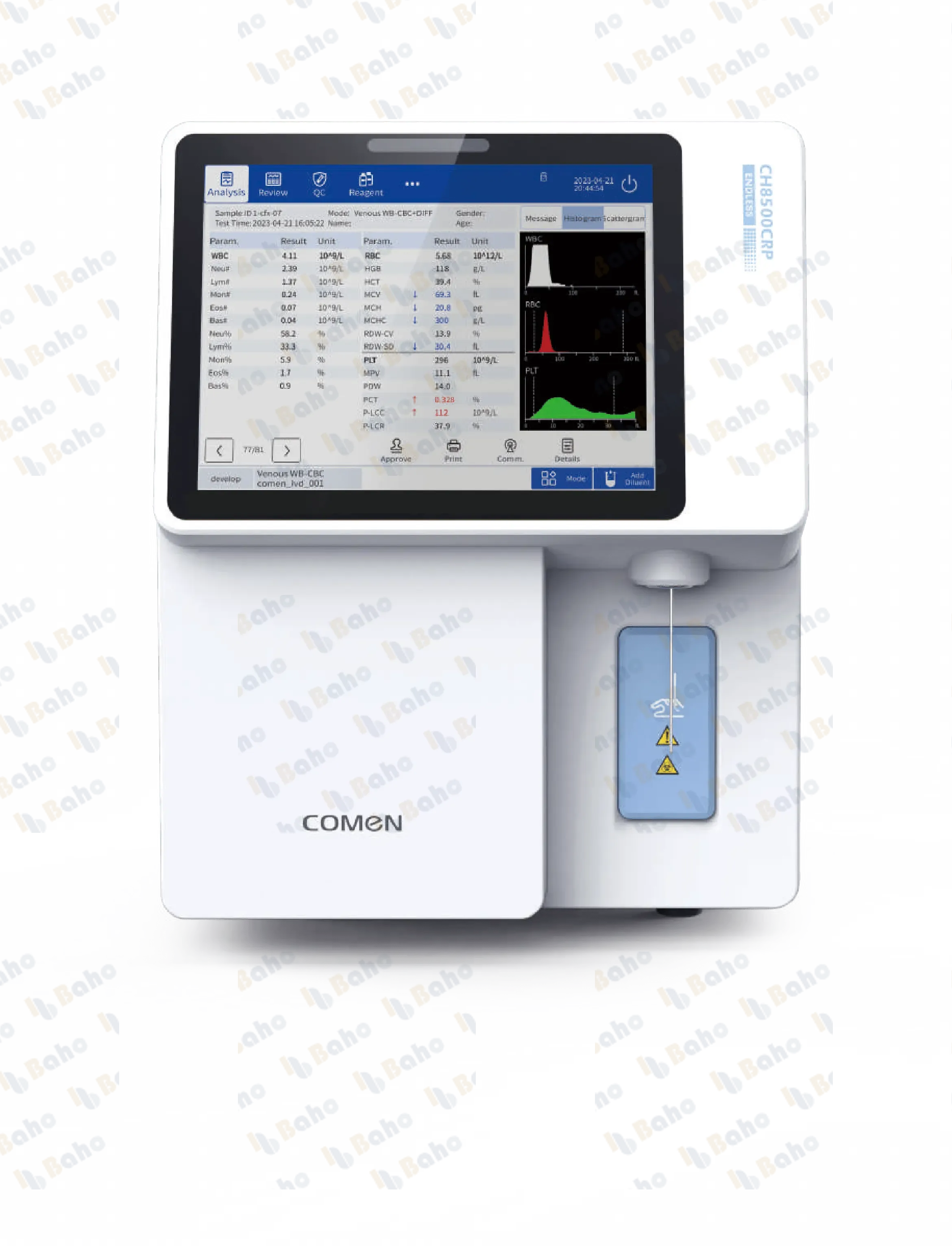 COMEN CH8500CRP Automatic Hematology Analyzer with CRP 2