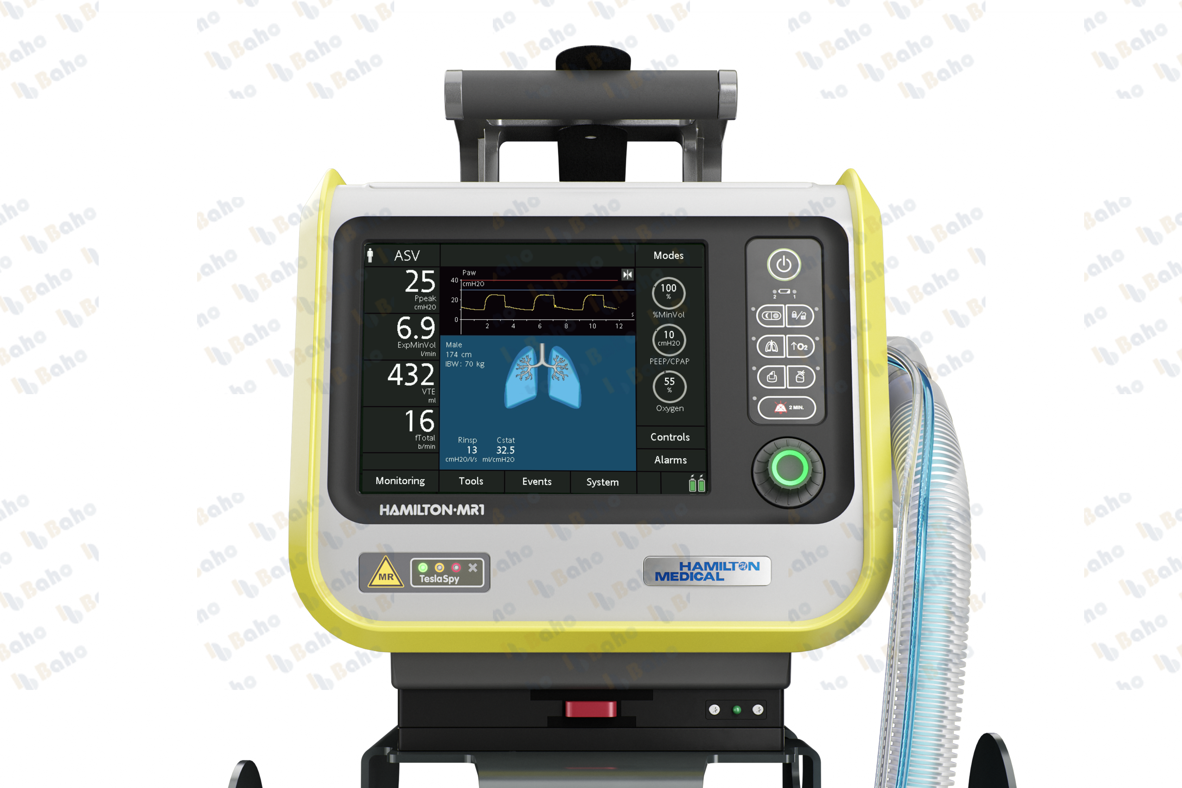 HAMILTON-MR1 MRI-Compatible Ventilator 4