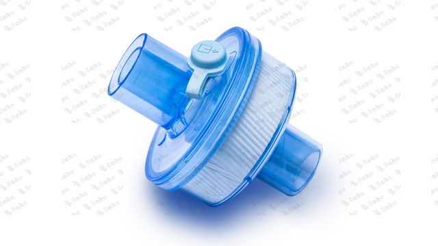 Electrostatic HMEF (Patient-Side Heat and Moisture Exchange Filter)