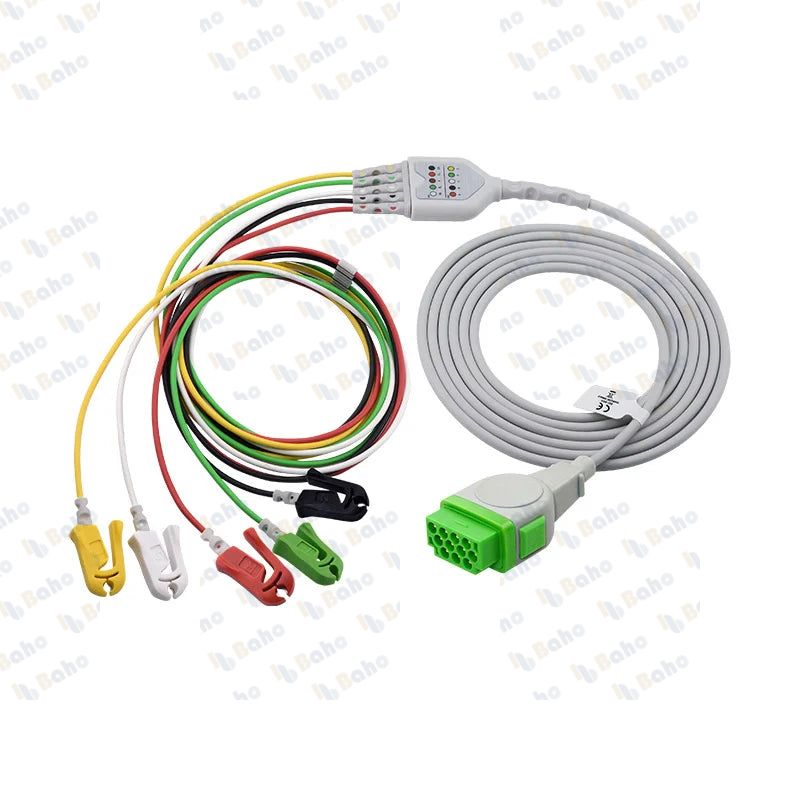 compatible ECG Cable IEC 5 Load - DIX005-7301IS5 - DIXION