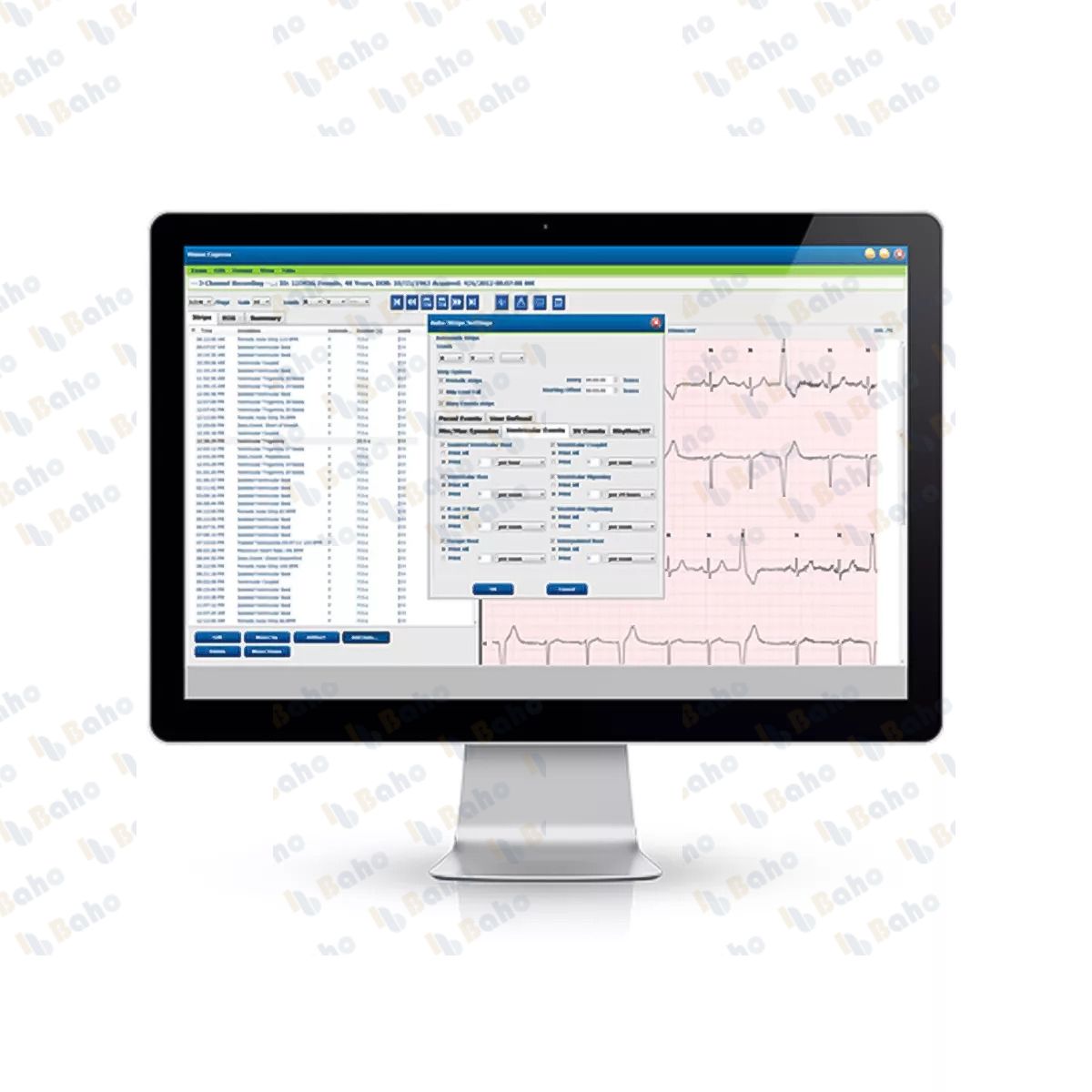 Vision Express Holter Software and 5 H3+ recorder with accessories
