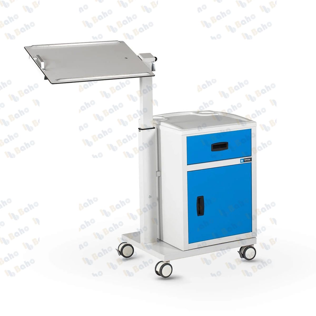 BSOB 124 Bedside Cabinet with Overbed Table