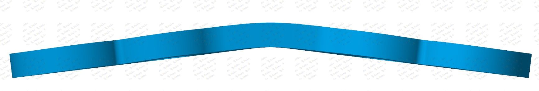 LevelOne Fixation, Rigid Blue Plate, 2.0 mm, plate profile 1.0 mm, 4-hole, double, short 50-330-08-09 2