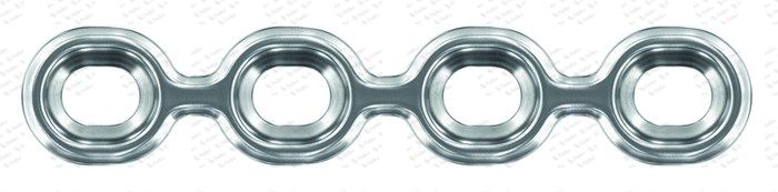 Nexos Pelvis I-plate, 4 holes, L58/W11, flexible 59-505-16-71