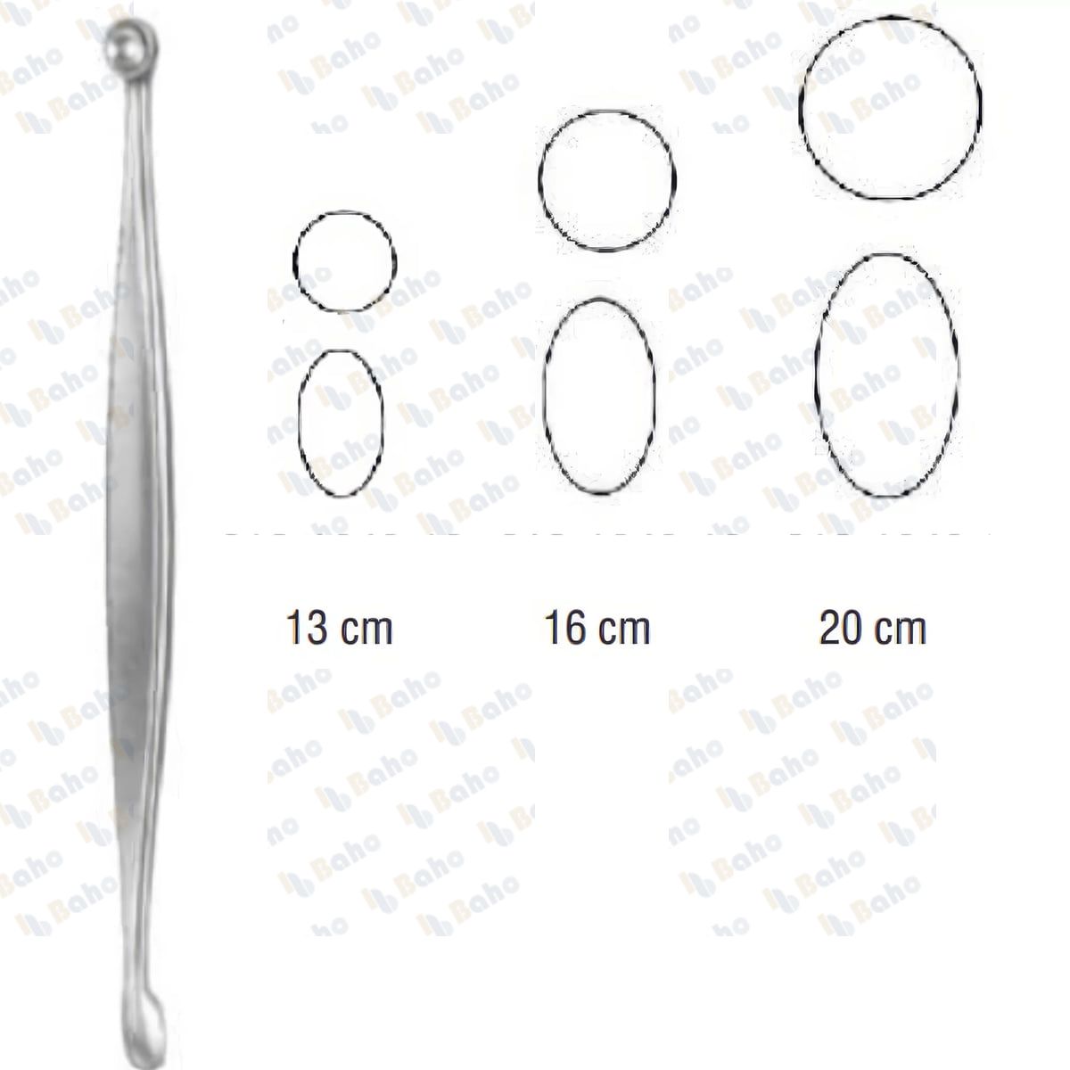 Disposable Volkmann 2 Bone Curettes 13-20 cm