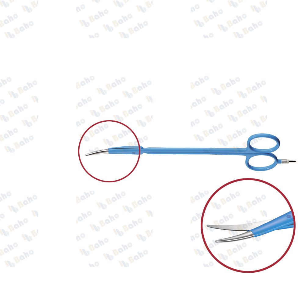 Bipolar grasping scissors length 140 mm